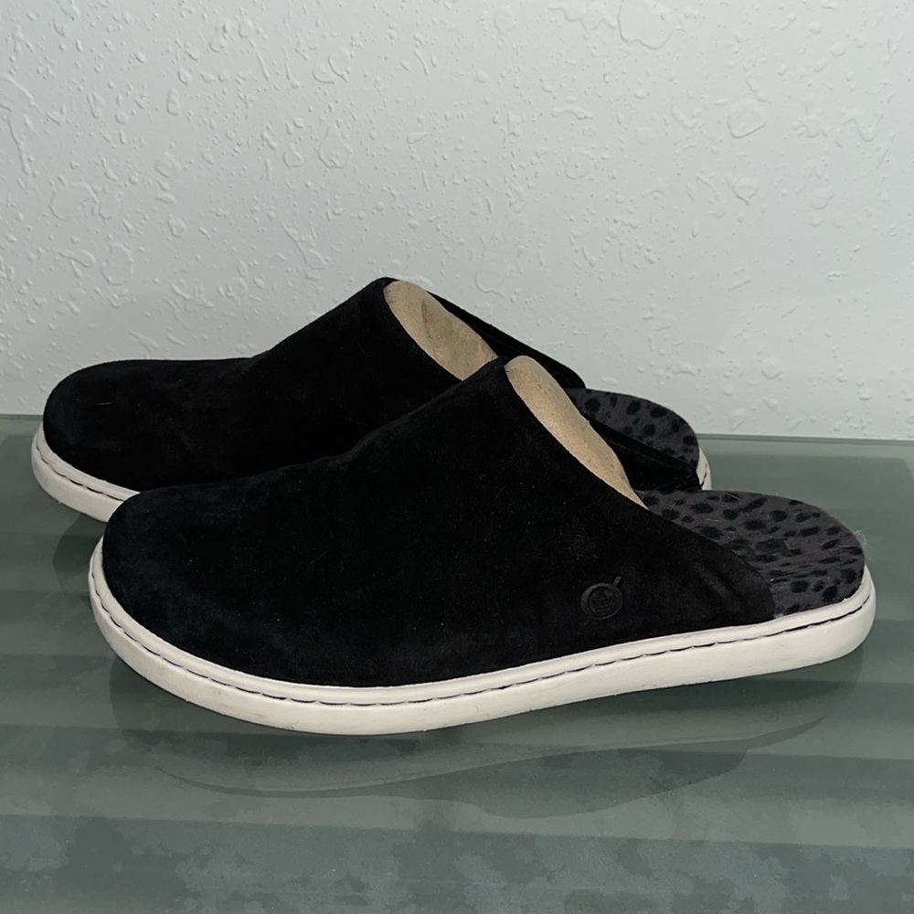 Born suede slip ons